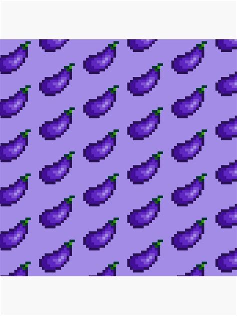 Pixel Eggplant Throw Pillow By Edevyor Redbubble