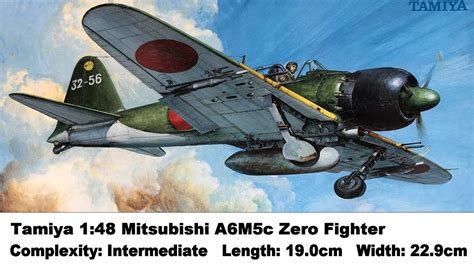 Tamiya 148 Mitsubishi A6m5c Zero Fighter Kit Review Youtube