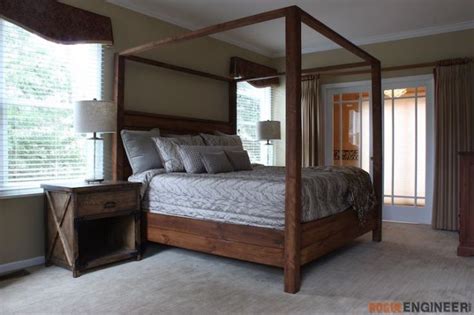 Free shipping on prime eligible orders. DIY King Size Canopy Bed Plans | King size canopy bed, Diy ...