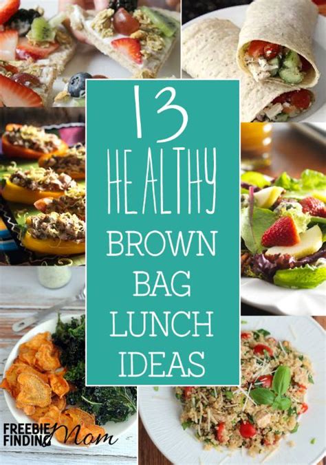 Here are 50 packable lunch ideas to inspire you to pack some fun new lunches! 13 Healthy Brown Bag Lunch Ideas