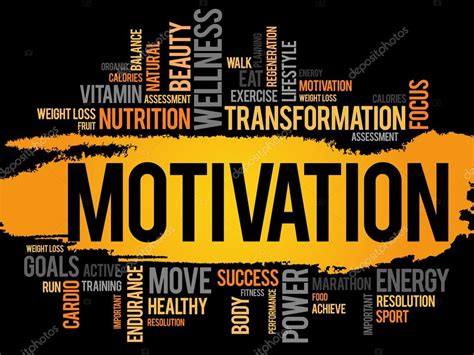 Motivation Word Cloud Fitness — Stock Photo © Dizanna 98762806