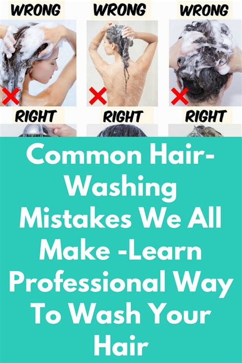 Common Hair Washing Mistakes We All Make Learn Professional Way To Wash Your Hair This Tutorial