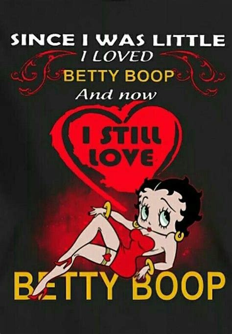 Pin By Brandon On Betty Boop Betty Boop Quotes Black Betty Boop