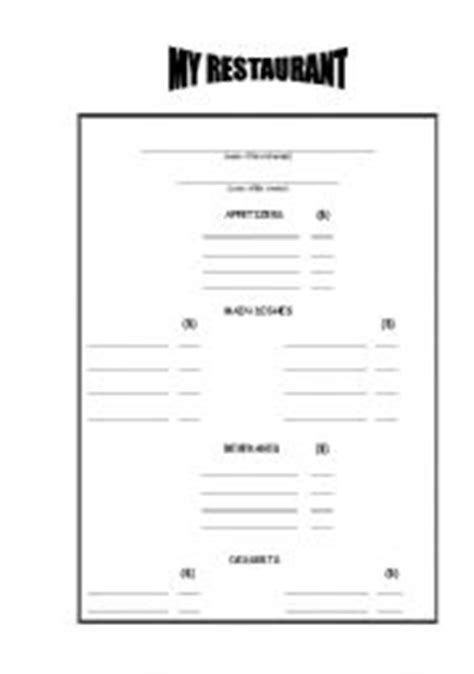 Gain skill and mastery before the quiz! 12 Best Images of Restaurant Menu Worksheets - Restaurant ...