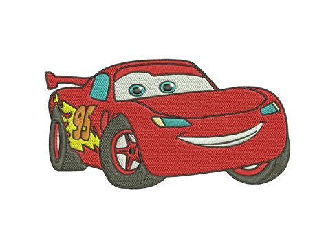 Lightning Mcqueen Disney Cars Embroidery Design In 2020 Disney