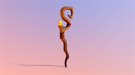 Magic Staff 3d Model By Galipeauemilie 53227c4 Sketchfab