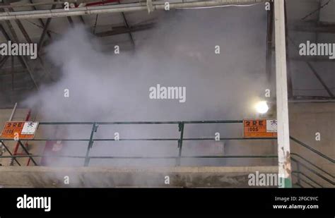 Ammonia Gas Leak Stock Videos And Footage Hd And 4k Video Clips Alamy