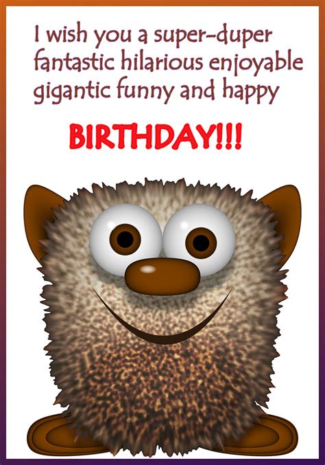 Funny Happy Birthday Cards Images Massage For Happy Birthday