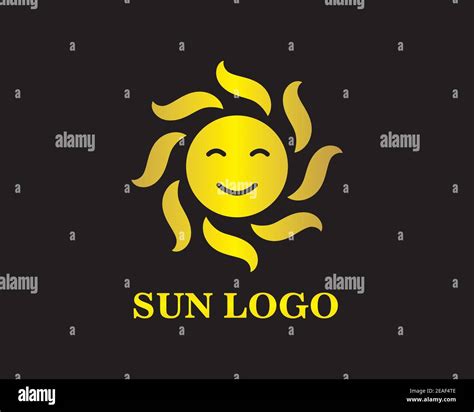 Sun Ilustration Logo Vector Icon Template Stock Vector Image And Art Alamy