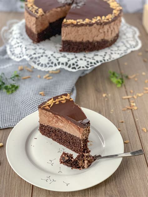 Réalisable avec d'autres chocolats à. Mousse au chocolat Torte - SaltSugarLove