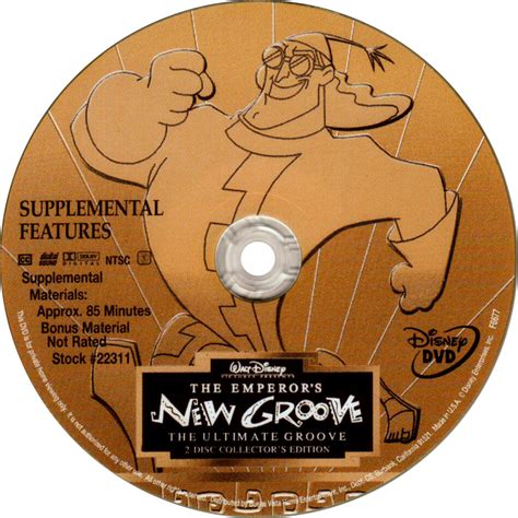 The Emperors New Groove Ultimate Groove 2 Disc Collection Dvd Labels