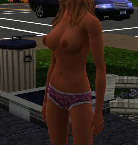 The Sims 3 GECK O S NATURAL BREAST NUDE TOP Breast Fix 3D