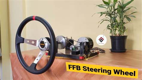 Diy Force Feedback Steering Wheel Ffb Sim Racing Wheel Arduino
