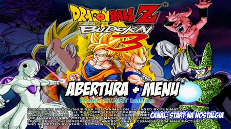 Goku y compañía cierran su segundo ciclo en playstation 2. Dragon Ball Z Budokai 3 ABERTURA/ OPENING + Menu Play ...