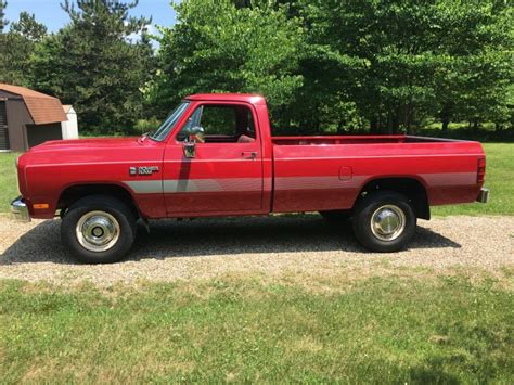 1989 Dodge Power Ram W250 52l Auto 1 Owner 47566 Miles Original