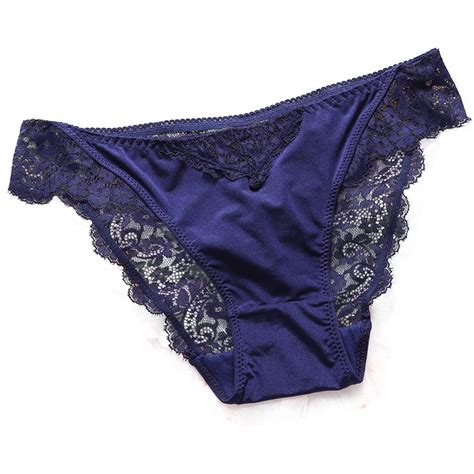 Summer Ultra Thin Panty Low Rise Hollow Out Lace Panties Women Sexy