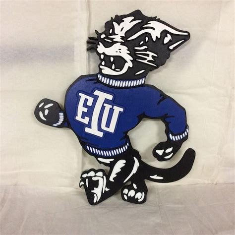 Eastern Illinois University Billy The Panther 3d Plaque Etsy