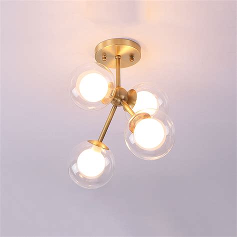 Buy semi flush ceiling light and get the best deals at the lowest prices on ebay! Contemporary Style 4 Light Bubble Semi Flush Mount in ...