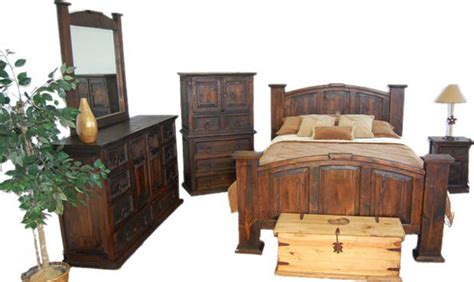 Some of these sets might be designed to mimic the lines and features of a hunting cabin in the woods, and others might cause their occupants to reminisce about farmhouses in the country. Dark Rustic Bedroom Set, Western, King, Queen, Free ...