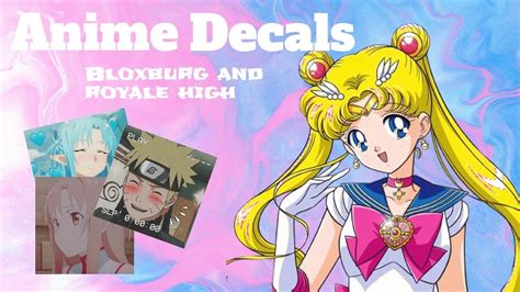 Roblox Bloxburg And Royale High ~ Aesthetic Anime Decal Codes Part