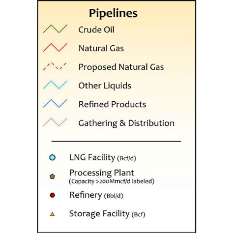 The Louisiana Oil And Gas Infrastructure Wall Map Rextag