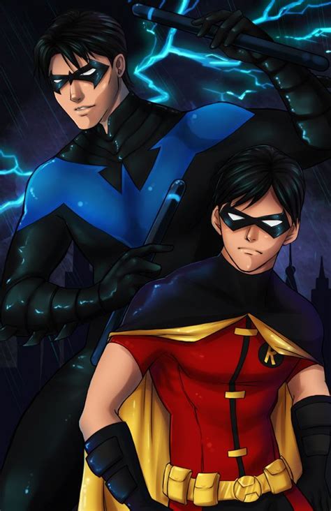 From Bird To Wing Nightwing Young Justice Robin Nightwing Wallpaper