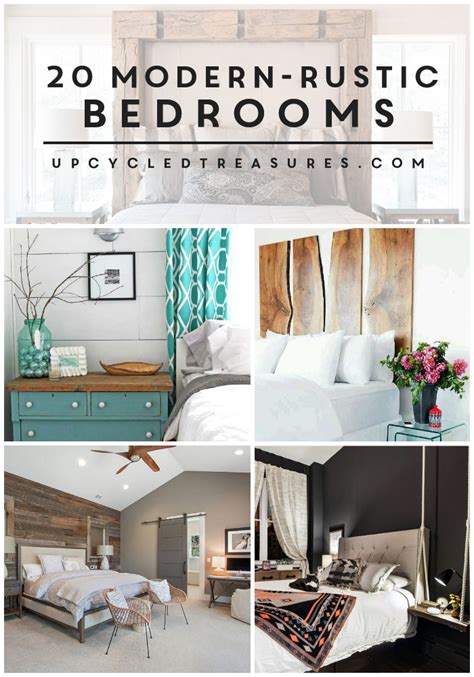 The rest of the room is a bright white, which allows natural light to reflect. 20 inspiring Modern Rustic Bedroom Retreats | Modern ...