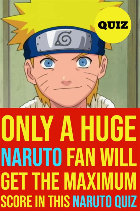 Naruto Quiz Youll Not Get The Maximum Score With Images Naruto