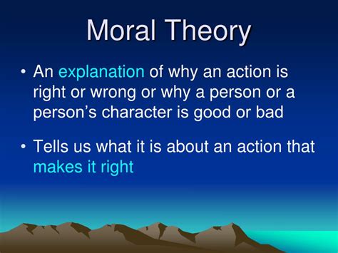 Ppt Moral Theory Powerpoint Presentation Free Download Id3609461
