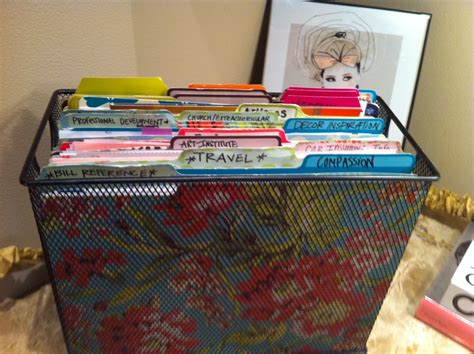 The Peak Of Très Chic Pretty Organization Papers And Files