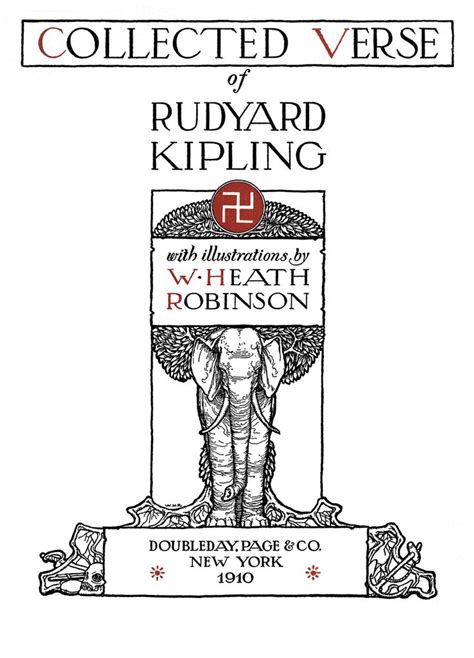 Title Page Of “collected Verse Of Rudyard Kipling” With Illustrations