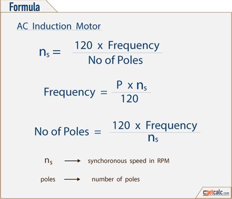 Electric Motor Formulas And Calculations