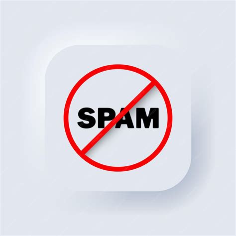 Premium Vector | Stop spam icon. Vector. No spam sign. Prohibition sign