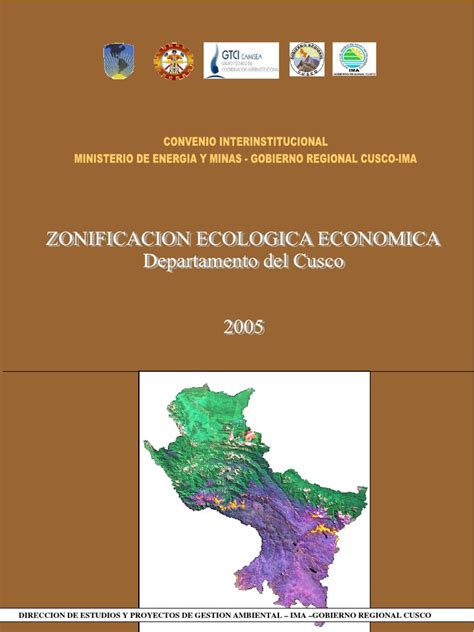 Zonificacion Ecologica Economica Cusco
