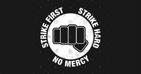 Cobra Kai Strike First, Strike Hard, No Mercy logo - Strike First Strike Hard No Mercy - Magnet ...