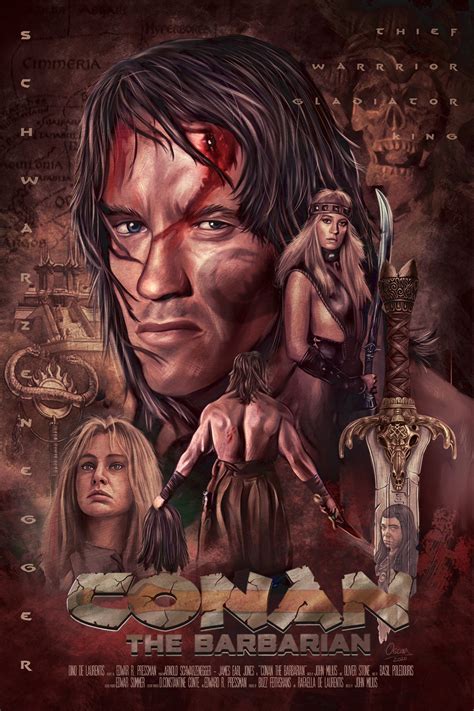Conan The Barbarian 1982 1364 × 2048 By Oscar Martinez R