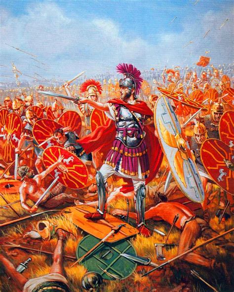 Julius Caesar Leading The Roman Legions Into Battle Gallic War История древнего рима Римский