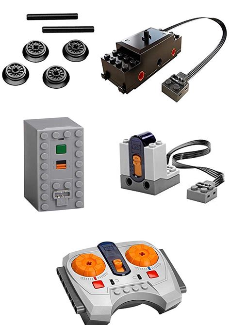 Buy Lego Power Functions Train Motor Kit Including Ir Receiver Remote And Battery Box Online At
