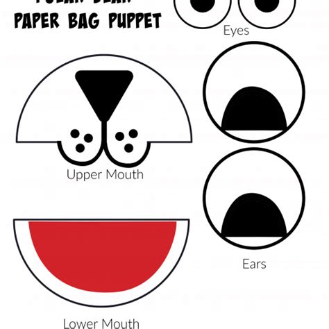 Polar Bear Puppets - Little Bins for Little Hands