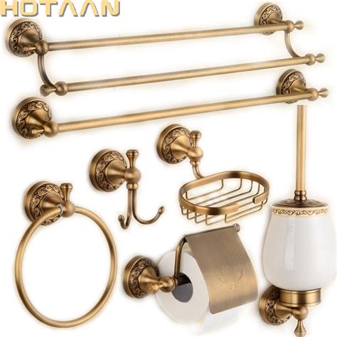 buy free shipping solid brass bathroom accessories set robe hook paper holder