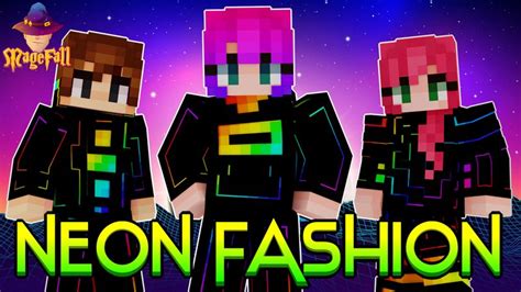 Neon Fashion By Magefall Minecraft Skin Pack Minecraft Marketplace