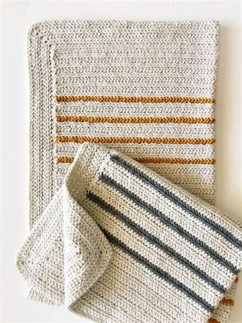 Annie S Crochet Herringbone Half Throw Etsy