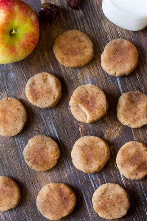 No Bake Apple Cinnamon Cookies Paleo And Vegan