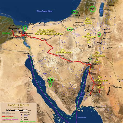 The Exodus Route The Real Route To Mt Sinai Jabal Al Lawz