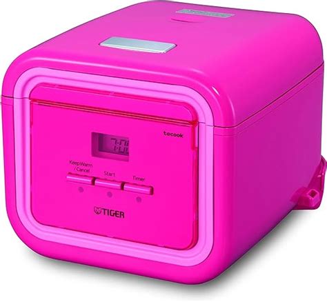 Tiger Jaj A U Cup Microcomputer Controlled Rice Cooker Passion Pink