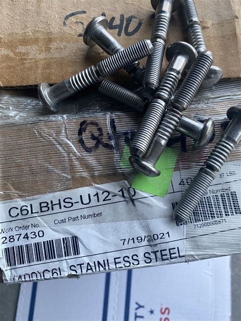 50ea Huck C6lbhs U12 10 High Shear Strength Lockbolt Pins Free