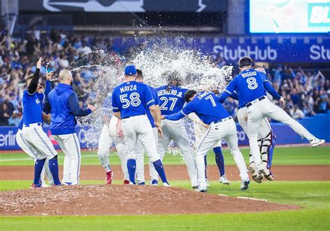 Toronto Blue Jays Fans Celebrate Clinching A Wildcard Spot In The