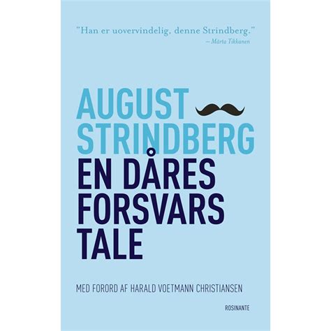 Køb En Dåres Forsvarstale Efter Oslomanuskriptet Hæftet Af August Strindberg Coopdk