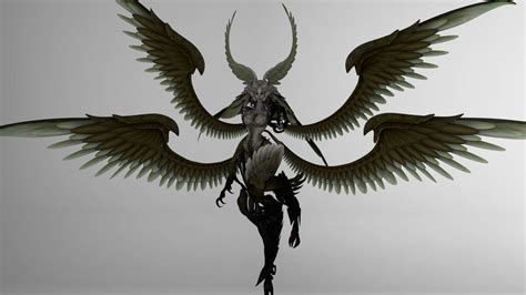 Garuda Rigged - Final Fantasy XIV by Vorineer on DeviantArt