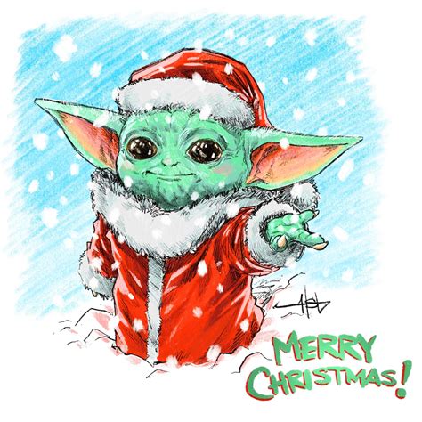 Baby Yoda Christmas Wallpapers Top Free Baby Yoda Christmas